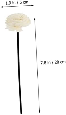 2Pcs Aroma Sticks with Flower Design for Essential Oil Diffusion