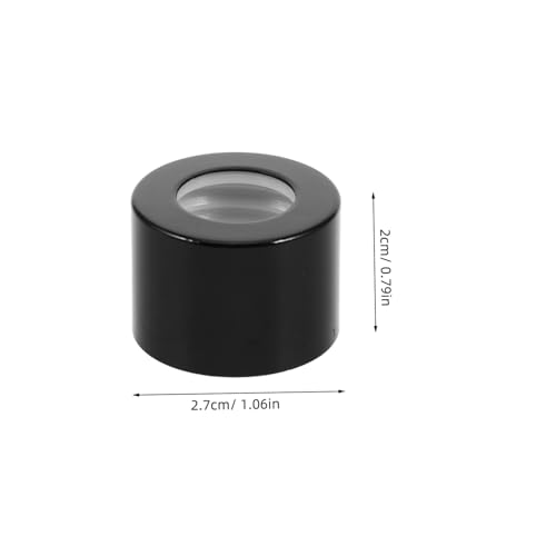 10pcs Black Metal Diffuser Bottle Caps