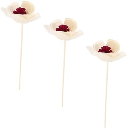 Garneck 3Pcs Dried Flower Diffuser Sticks Aromatherapy Decor