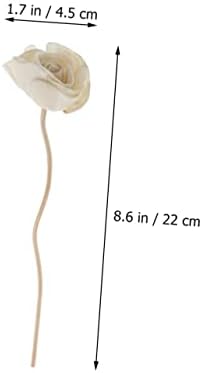 Zerodeko 3pcs Aromatherapy Diffuser Sticks with Rattan Flowers