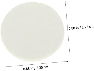 100pcs Cotton Aroma Diffuser Pads for Necklaces and Home Fragrance
