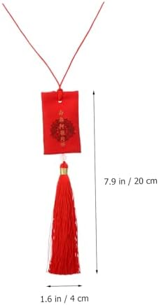 Chinese Style Red Auto Pendant Sachet with Tassel