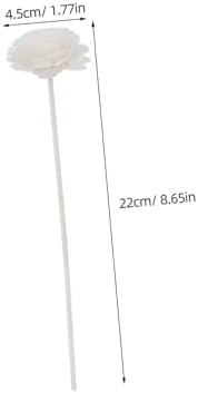 10pcs Fragrance Diffuser Sticks with Dried Flowers for Home and Office