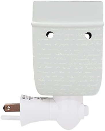 Believe Grey Ceramic Wax Warmer with Lamp
