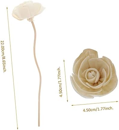 Ciieeo 9pcs Replacement Diffuser Reeds with Dried Flowers