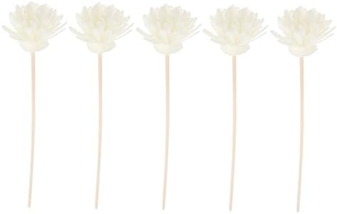 5pcs Chrysanthemum Aroma Diffuser Sticks Natural Rattan
