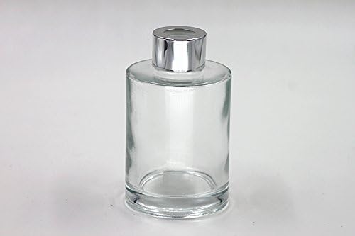 Set of 4 Glass Diffuser Bottles with Caps 42 Inches High