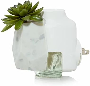 Yankee Candle Faceted Succulent Diffuser with Olive Cypress Refill