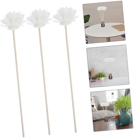 Operitacx 6pcs Aromatherapy Diffuser Sticks with Decorative Design