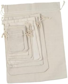4pcs Empty Drawstring Lavender Sachets for Home and Travel