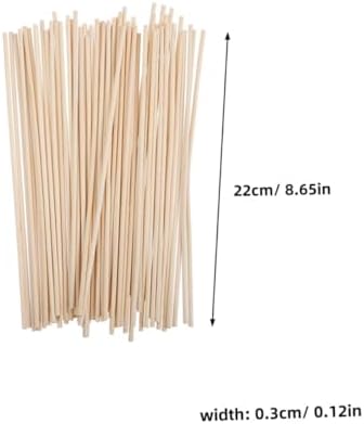 Sosoport 200Pcs Aroma Diffuser Sticks for Essential Oil and Home Fragrance