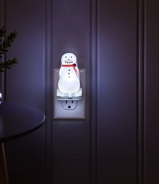 Yankee Candle Sparkly Snowman Light Up Diffuser Base