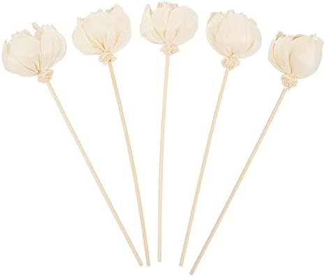 Vaguelly 5pcs Essential Oil Diffuser Flowers for Relaxation and Aromatherapy