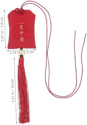 Vaguelly 3pcs Chinese Style Empty Pouch with Tassel