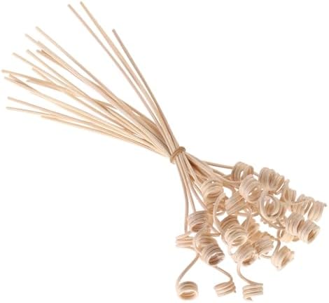 20pcs Aroma Diffuser Sticks Natural Rattan Replacement for Home Fragrance