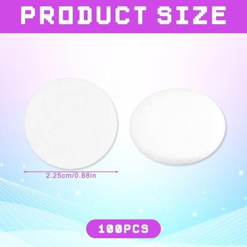 Larrel 100 Pcs Round Aromatherapy Pads for Diffusers