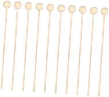 Garneck 10pcs Natural Rattan Sticks with Wooden Bead for Diffuser
