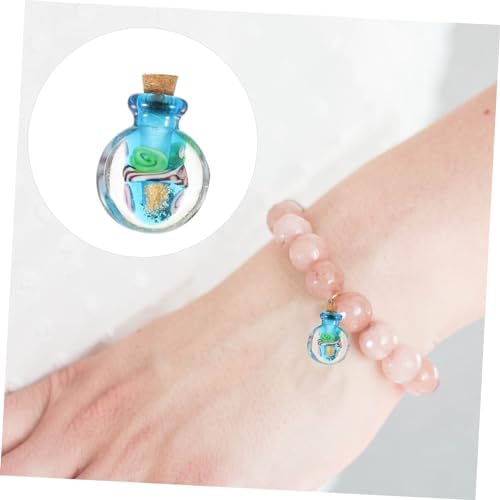 PartyKindom Glass Perfume Diffuser Bottle Necklace
