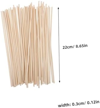 Amosfun 200Pcs Rattan Diffuser Sticks for Aromatherapy