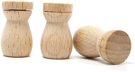 6pcs Wooden Essential Oil Diffuser Pendant for Car Home Office