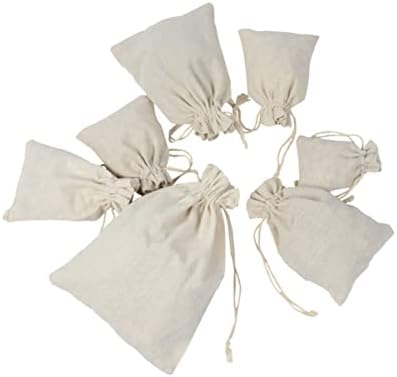 4pcs Reusable Lavender Sachet Bags with Drawstring Storage