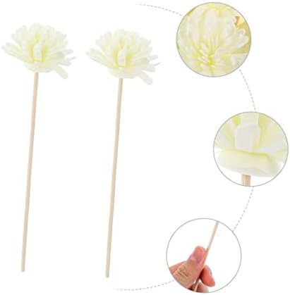 Vaguelly 10Pcs Natural Rattan Aroma Diffuser Sticks for Home Office Fragrance