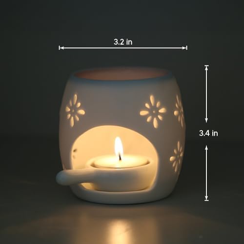 Chaoxinge 10-Pack Aromatherapy Wax Melts with 8 Tealights and Wax Warmer