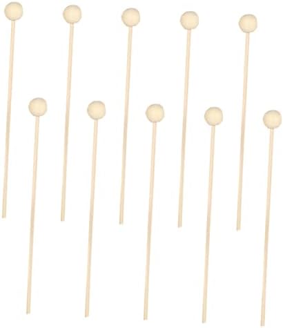 10Pcs Natural Rattan Diffuser Sticks with Wooden Beads for Essential Oil