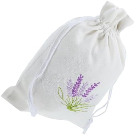 LUOZZY 2pcs Lavender Drawstring Pouch for Wedding Party Favor