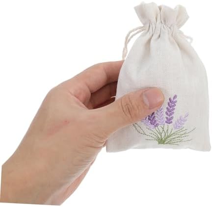 CHILDWEET 10Pcs Lavender Sachet Bags with Drawstring Closure