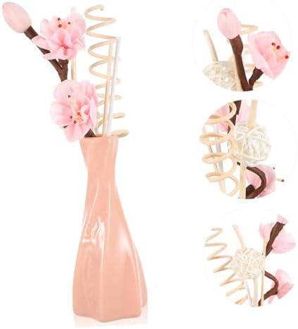 MAGICLULU Essential Oil Diffuser Set with Rattan Bottle