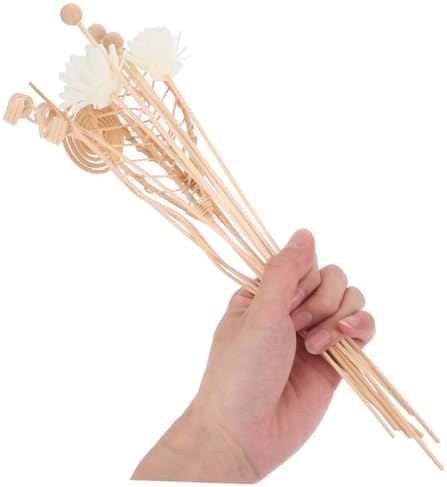 Amosfun 24Pcs Rattan Diffuser Sticks Aromatherapy