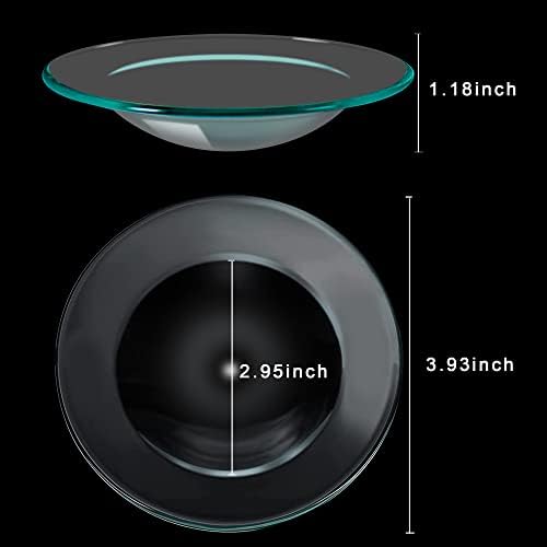 Replacement Glass Oil Burner for Aroma Lamps and Wax Warmers