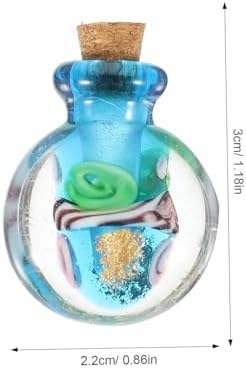 PartyKindom Glass Perfume Diffuser Bottle Necklace