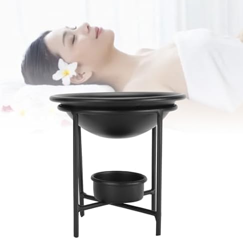 Fragrance Oil Burner with Flat Iron Bowl