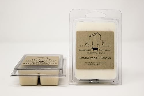 Milk Reclamation Barn Sandalwood Cassis Wax Melts 3 Oz