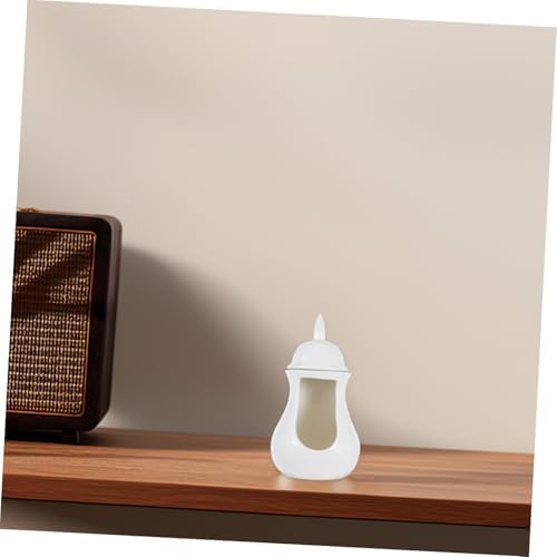 Elegant Ceramic Oil Burner and Tea Light Wax Warmer for Home Fragrance