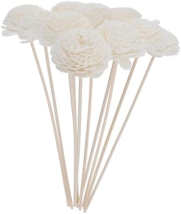 10pcs Floral Aromatherapy Diffuser Sticks for Essential Oils