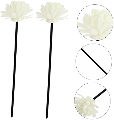 Garneck 4Pcs Aroma Diffuser Flower Sticks