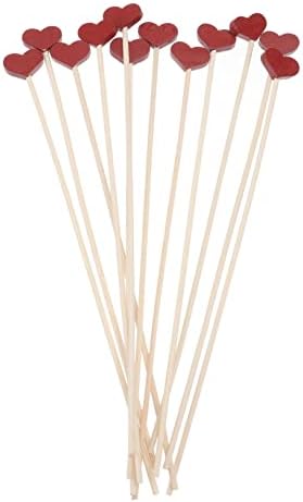 GLEAVI 12Pcs Heart Shaped Aroma Diffuser Sticks