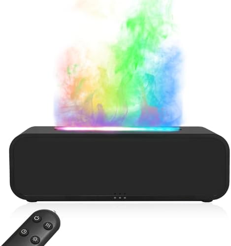 Music Sync Rainbow Flame Aromatherapy Diffuser with Remote Control