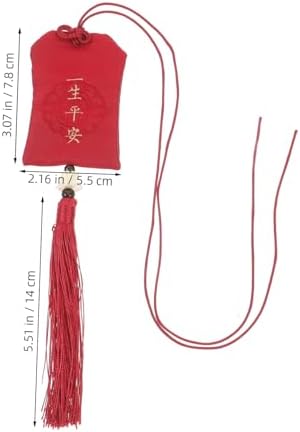 3Pcs Fabric Empty Charm Bag with Tassel Portable Fragrance Sachet