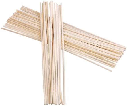 Healifty 30Pcs Rattan Diffuser Sticks for Essential Oils