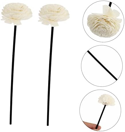 2Pcs Aroma Sticks with Flower Design for Essential Oil Diffusion