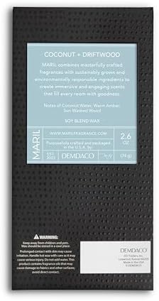 DEMDACO MARIL Collection Coconut Driftwood Scented Wax Melts