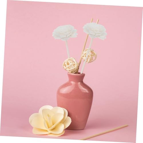 10Pcs Beige Aromatherapy Diffuser Sticks for Home Spa Office
