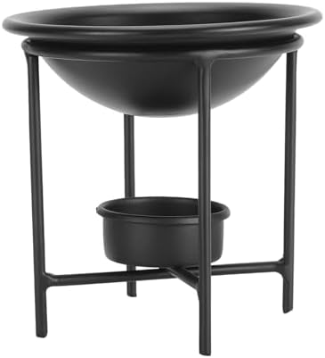 Fragrance Oil Burner with Flat Iron Bowl