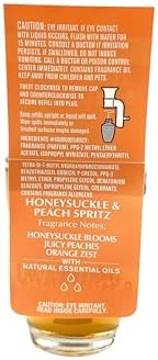 Bath Body Works Honeysuckle Peach Spritz 6 Pack Wallflowers Refill with Soap