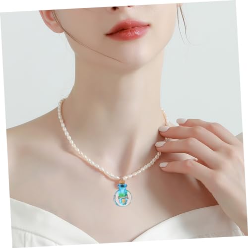 Glass Diffuser Pendant for Essential Oil and Necklace Decoration