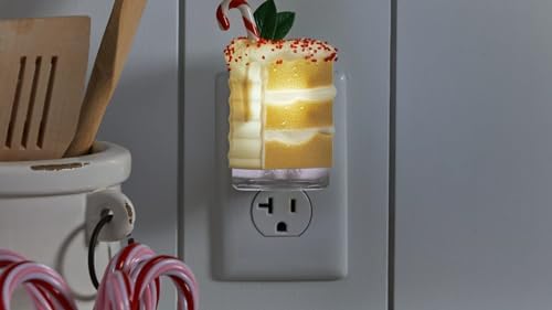 Yankee Candle Holiday Cake Scent Plug Diffuser Base with Christmas Cookie Refill